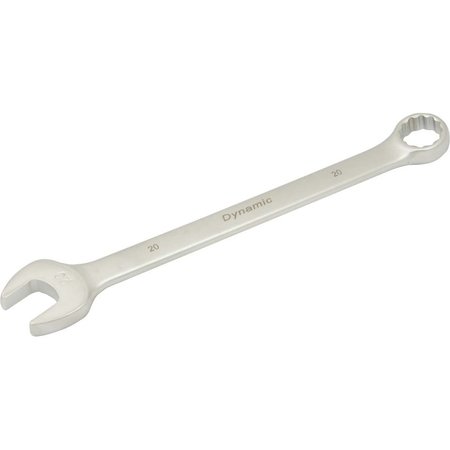 DYNAMIC Tools 20mm 12 Point Combination Wrench, Contractor Series, Satin D074420